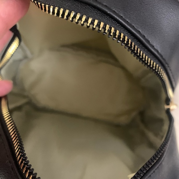 NEW Glitter/Sequin Mouse Ears Adjustable Straps Mini Backpack Black Gold Red - Picture 8 of 10